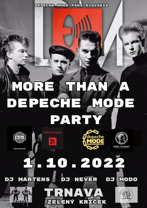 Trnava: Depeche Mode party