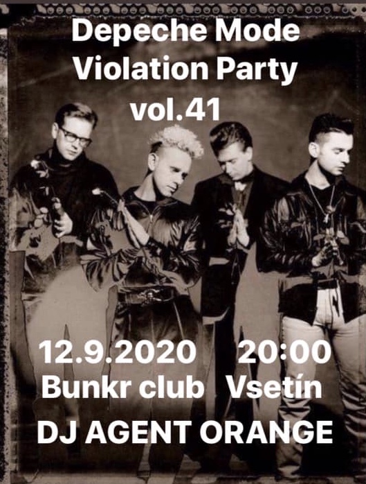 Plagát akcie: Depeche Mode Violation party vol.41