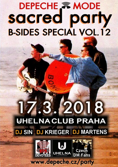 Plagát akcie: Depeche mode Sacred party (DM B-sides Special 12.)