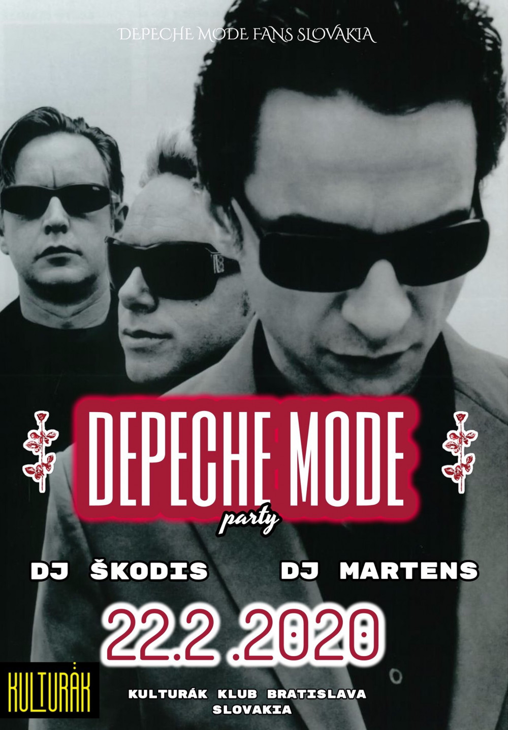 Plagát akcie: Depeche MODE party