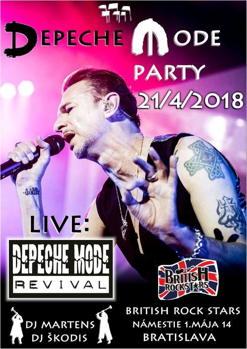 Plagát akcie: Depeche Mode Party
