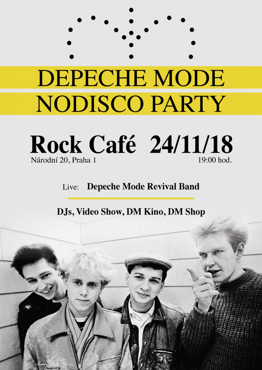 Plagát akcie: Depeche Mode Nodisco party