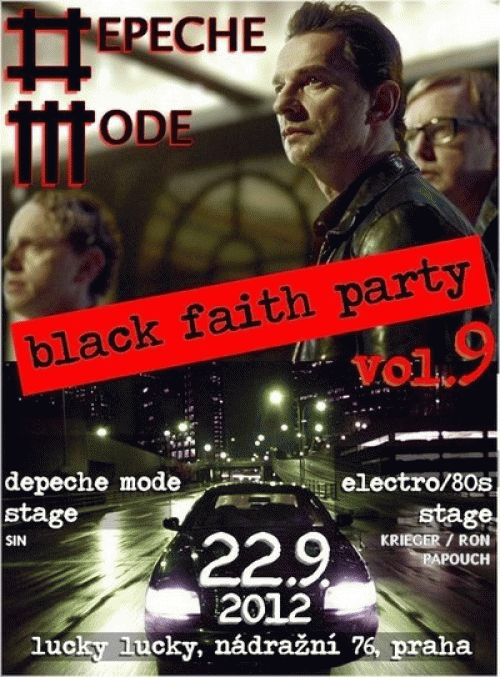 Plagát: DM party Black Faith Party 9