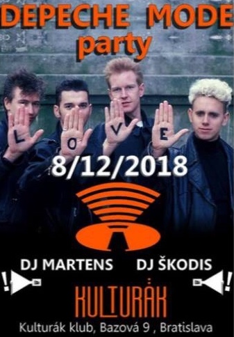 Plagát akcie: Depeche Mode párty
