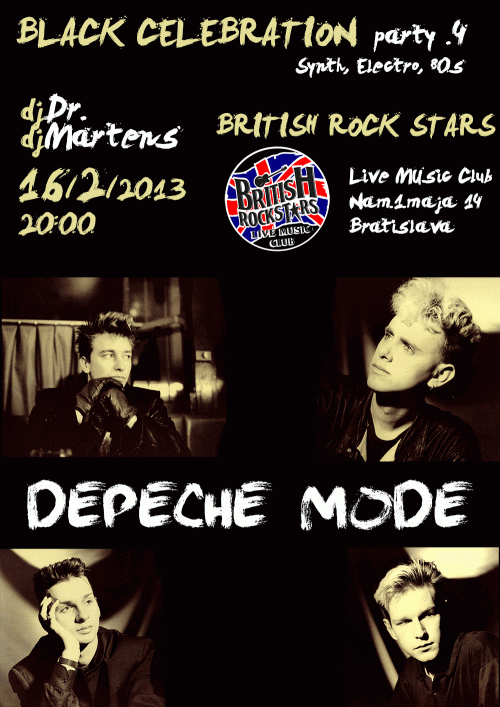 Plagát: Depeche Mode Black Celebration Party 4