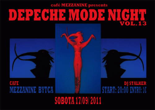 Plagát akcie: Depeche Mode Night vol.13