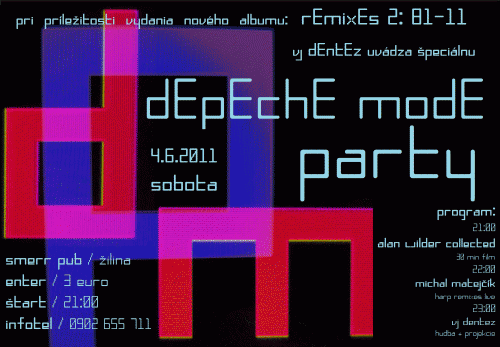 Plagát akcie: Depeche Mode 