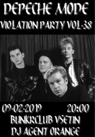 Plagát akcie: Depeche Mode Violation party vol.38