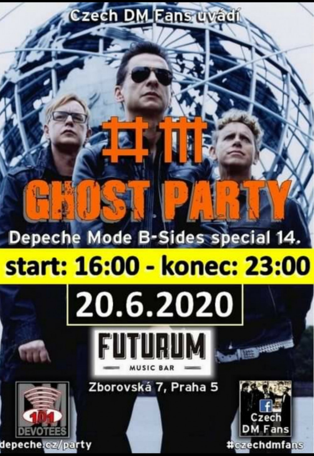 Plagát akcie: DM B-Sides Ghost Party