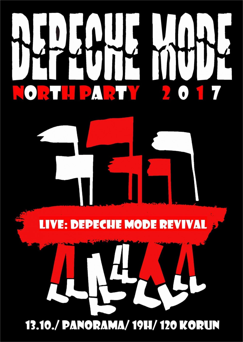 Plagát akcie: Depeche mode North Party