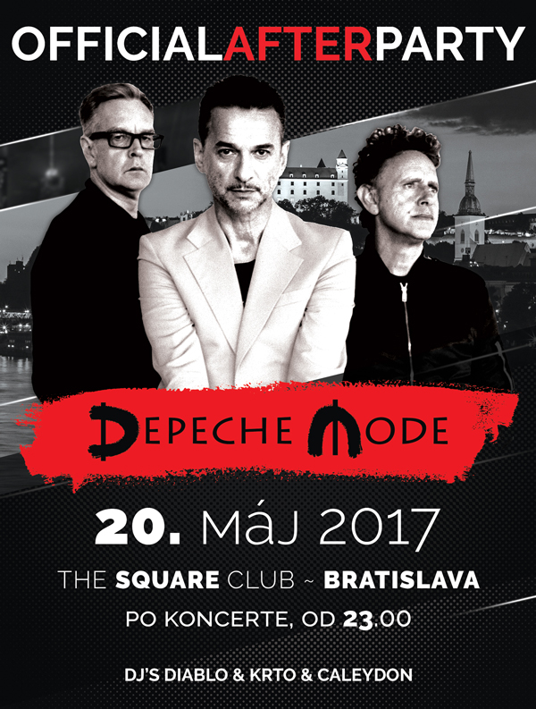 Plagát akcie: Depeche Mode Global Spirit Tour Official AFTER PARTY