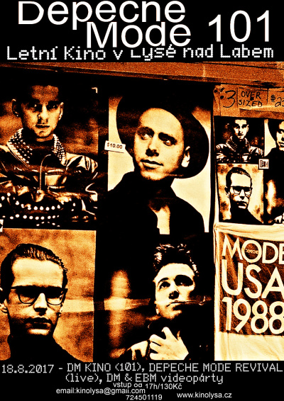 Plagát akcie: Depeche Mode 101 Party (letní kino)