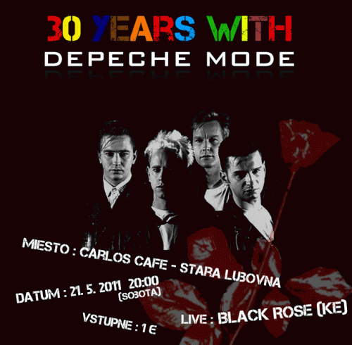 Plagát: 30 years with Depeche Mode