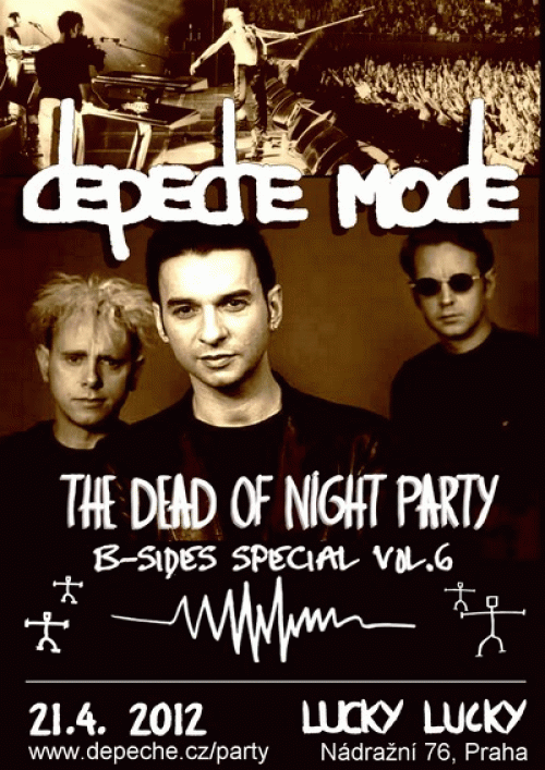 Plagát: Depeche mode The Dead Of Night Party (B-Sides Special vol.6)