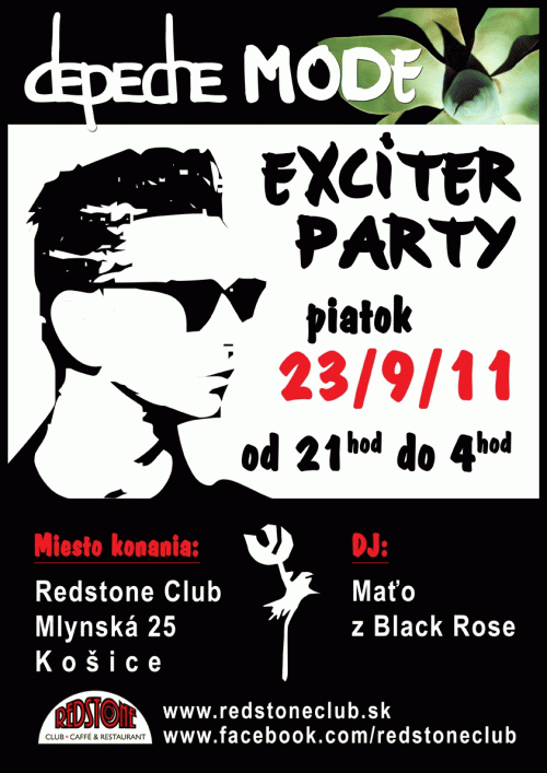 Plagát akcie: Depeche Mode Exciter Party