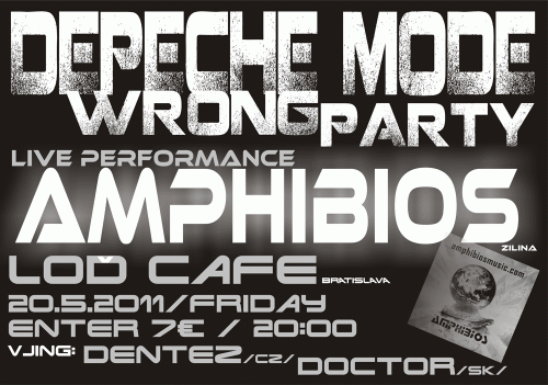 Plagát akcie: Depeche Mode Wrong Party