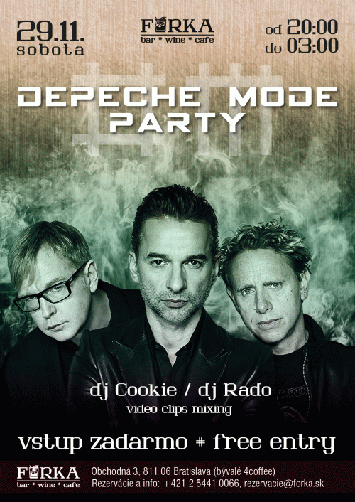 Plagát akcie: Depeche Mode Video Disco