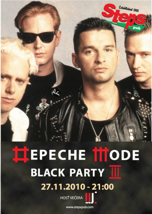 Plagát: Depeche Mode Black Party III.