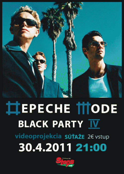 Plagát: Depeche Mode Black Party IV