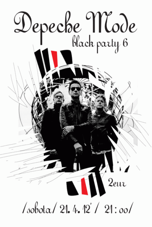 Plagát: Depeche Mode Black Party 6