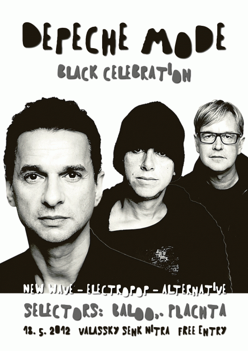 Plagát: Depeche Mode Black Celebration Party