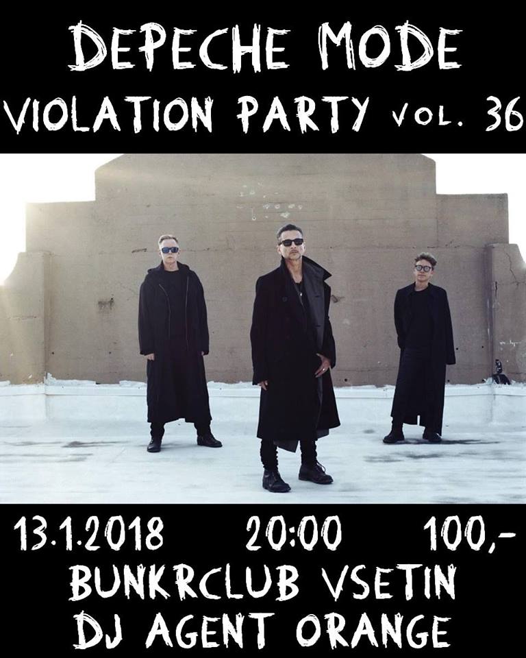 Plagát akcie: Depeche Mode Violation party vol.36