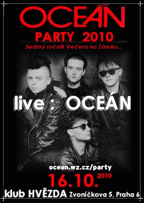 Plagát: OCEÁN PARTY 2010 - Live Oceán !!!