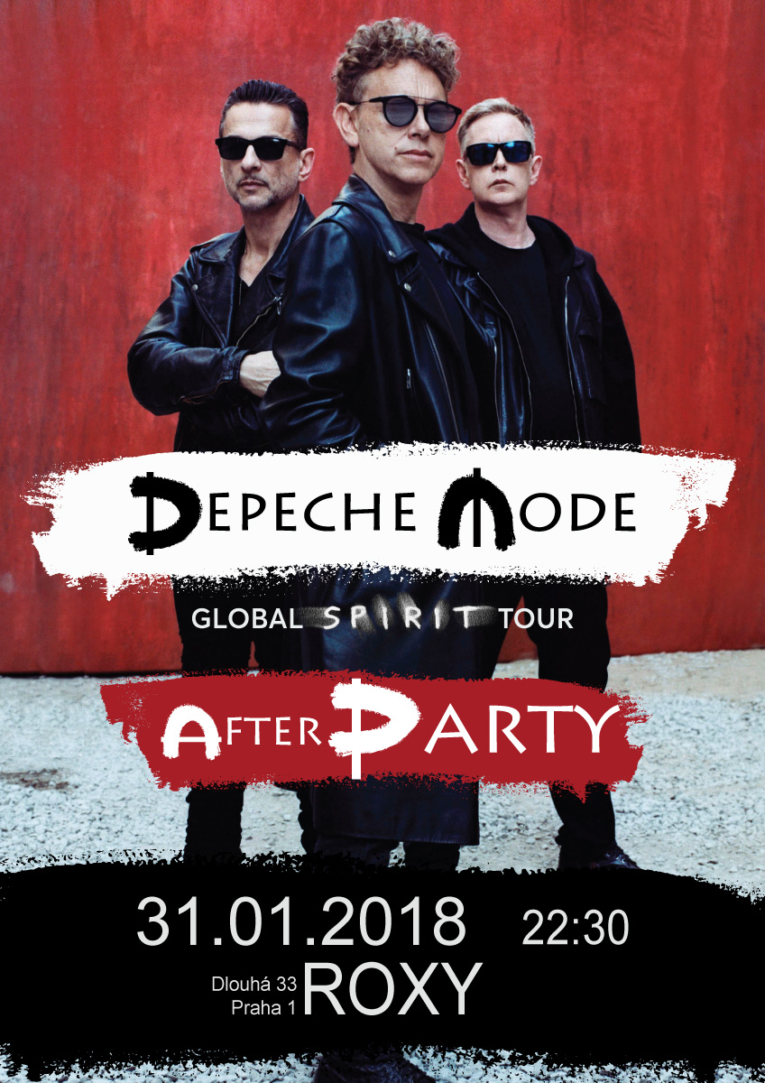 Plagát akcie: Depeche Mode Global Spirit Tour - Official After Party