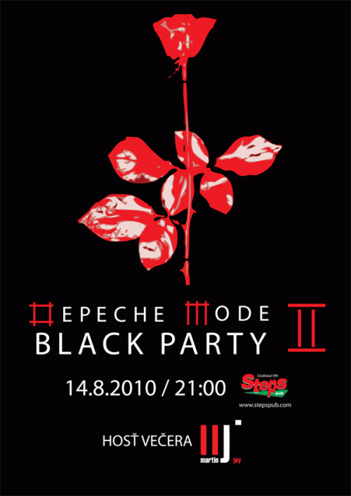 Plagát: Depeche Mode Black Party 2