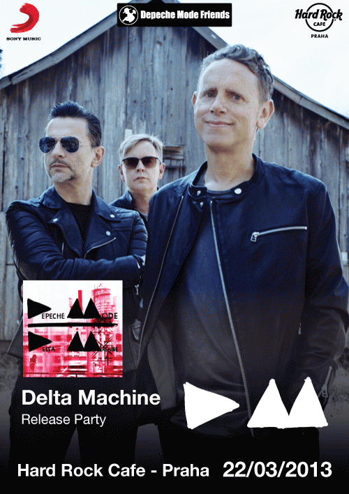 Plagát akcie: Delta Machine Release Party (oficiálna)