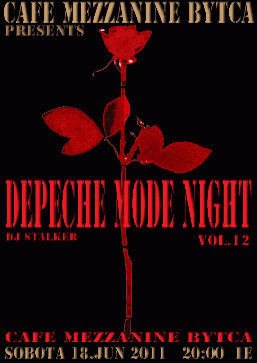 Plagát akcie: Depeche Mode Night vol.12